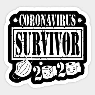 I am coronavirus survivor Sticker